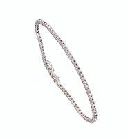 Bracelet Soprana TENNIS in White Gold Diamante TR25 1.12 G VS